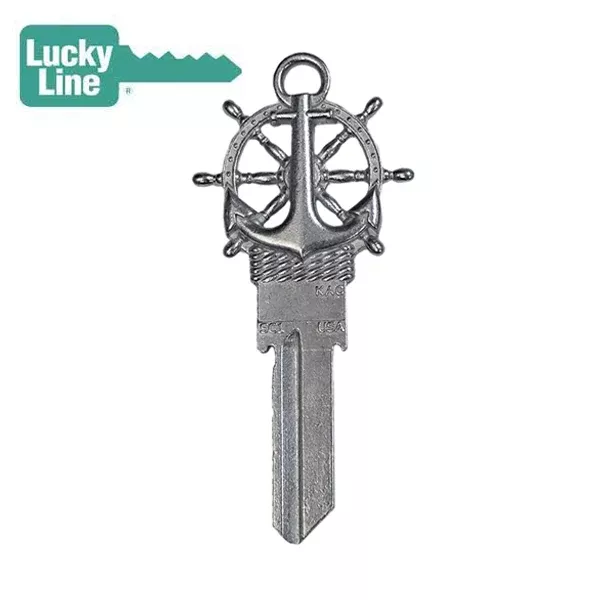 *Discontinued* LuckyLine - B304S - Key Shapes - Forged Anchor - Schlage - SC1 - 5 Pack