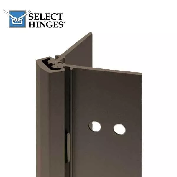 *Discontinued* Select Hinges - 11 - 83" - Geared Concealed Continuous Hinge - Dark Bronze - Standard Duty