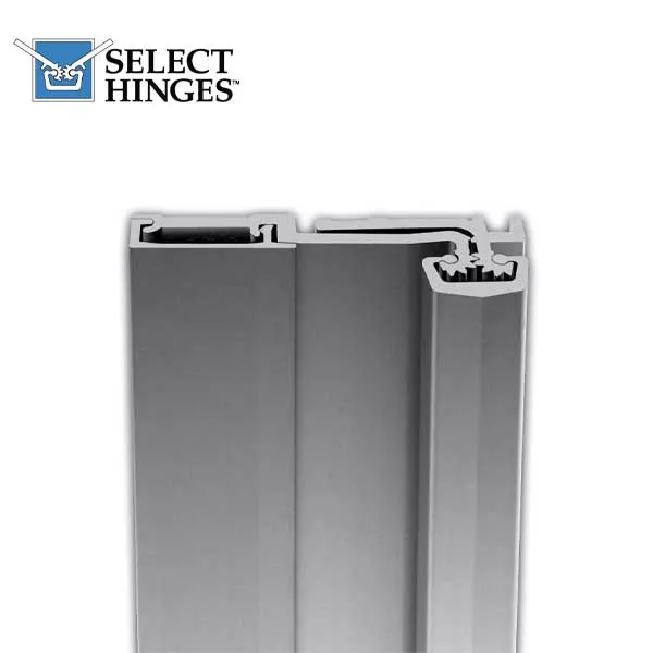 *Discontinued* Select Hinges - 21 - 85" - Geared Full Surface Continuous Hinge - Aluminum - Standard Duty
