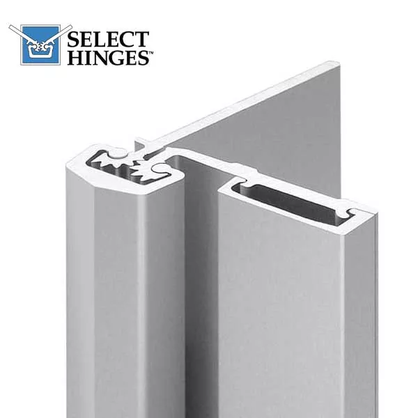 *Discontinued* Select Hinges - 54 - 83" - Geared Half Surface Concealed Continuous Hinges - Aluminum - Heavy Duty