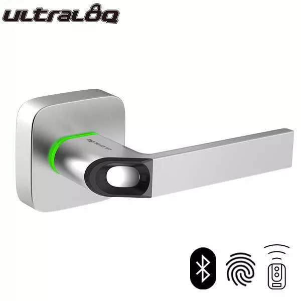 *Discontinued* Ultraloq - Electronic Smart Lever Set - Finger Print Reader - Bluetooth - Prox Key Fob Access
