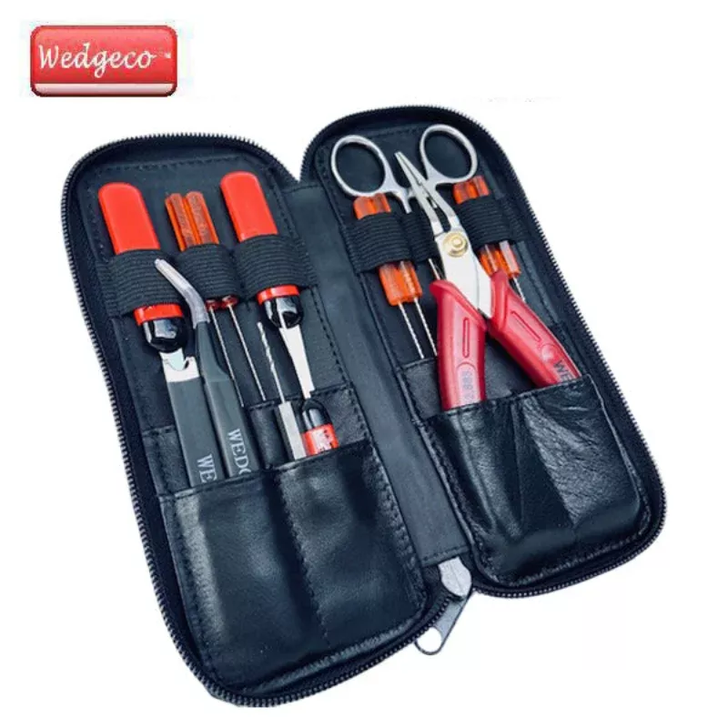 *Discontinued* Wedgeco -Broken Key Extractor with Genuine Leather Case -Advanced Kit(#5500)