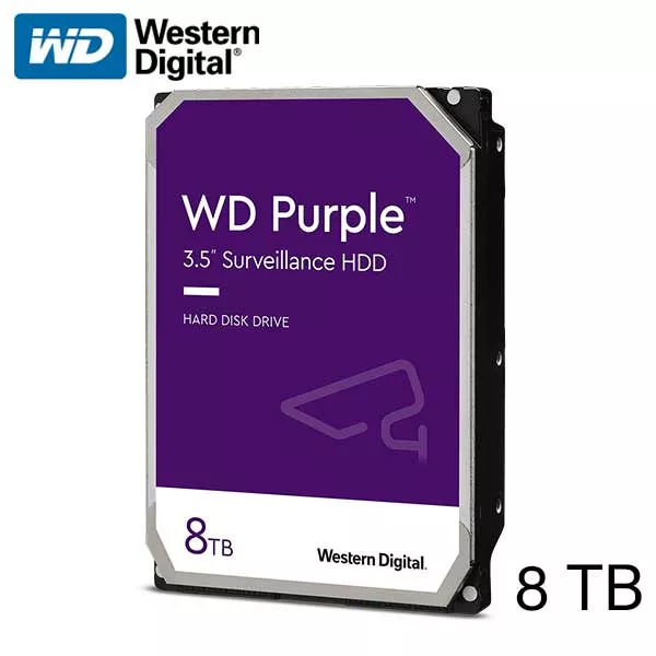 *Discontinued* Western Digital / Surveillance Hard Drive / 8 TB / WD82PURX