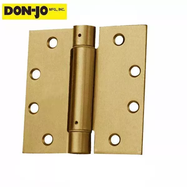 Don-Jo - SH74545 -Full Mortise Spring Hinges- Bright Brass