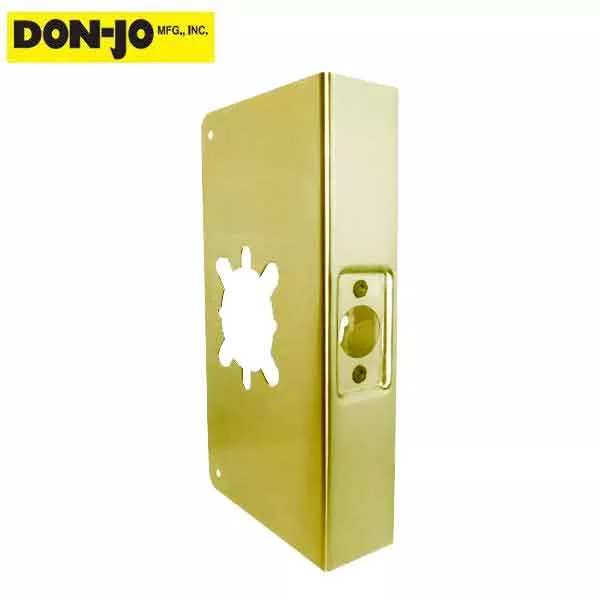 Don-Jo - Wrap Around - #12-2 - 2-3/4" -1-3/4" Doors - Polished Brass (12-2-PB-CW)