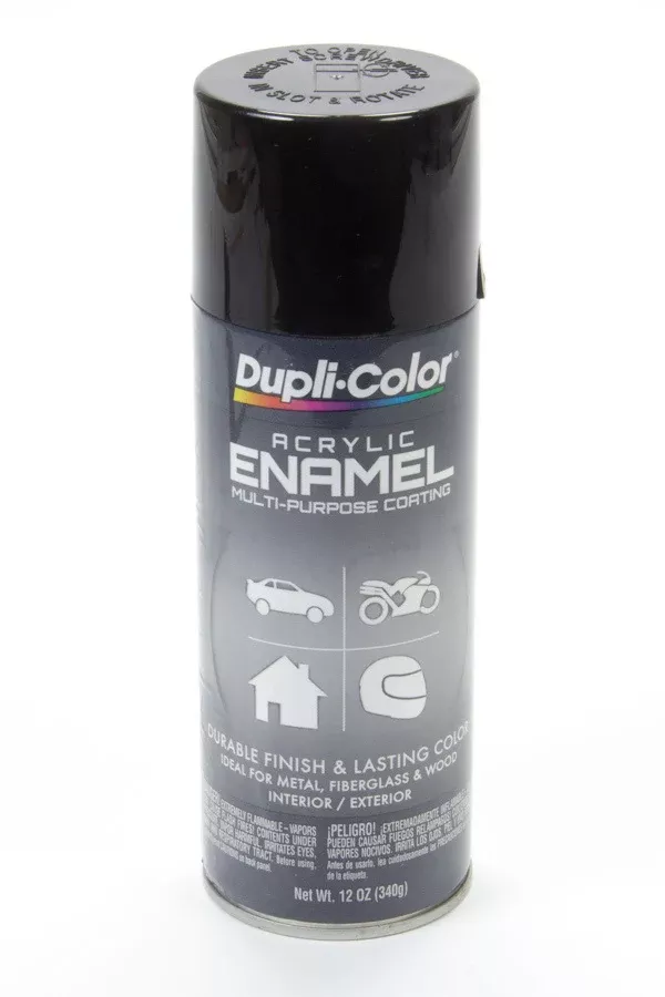 Dupli-Color - Gloss Black Enamel Paint 12oz