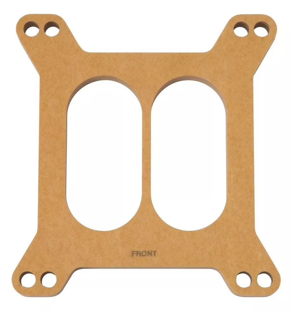 Edelbrock - 1/2in Carb Spacer - Wood Fiber Laminate