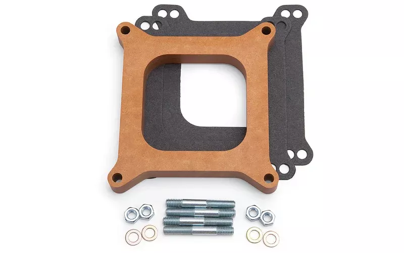 Edelbrock - 3/4in Carb Spacer - Wood Style