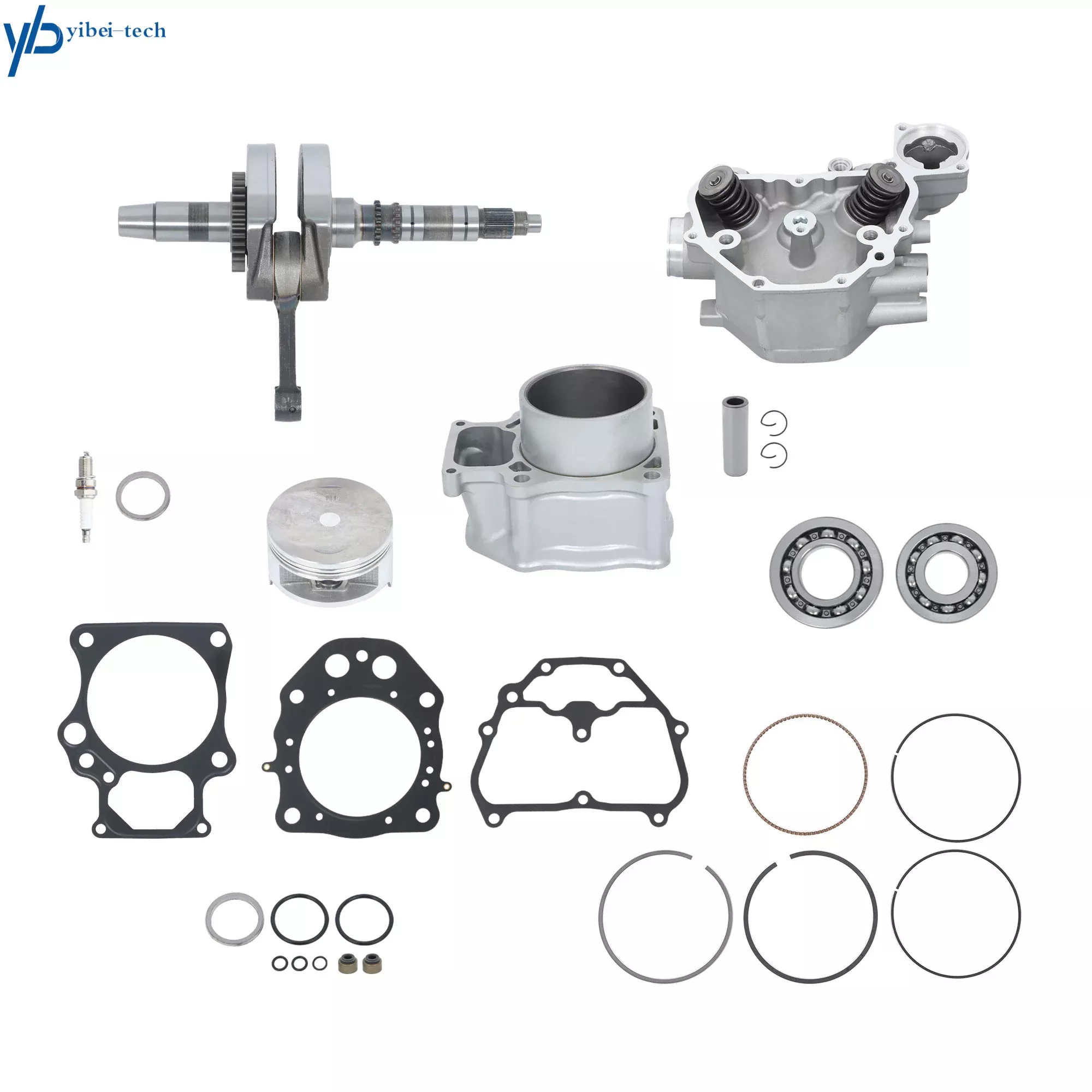 Engine Crankshaft Cylinder Rebuild Kit For Honda TRX420 2009-2024 12200-HP7-A01