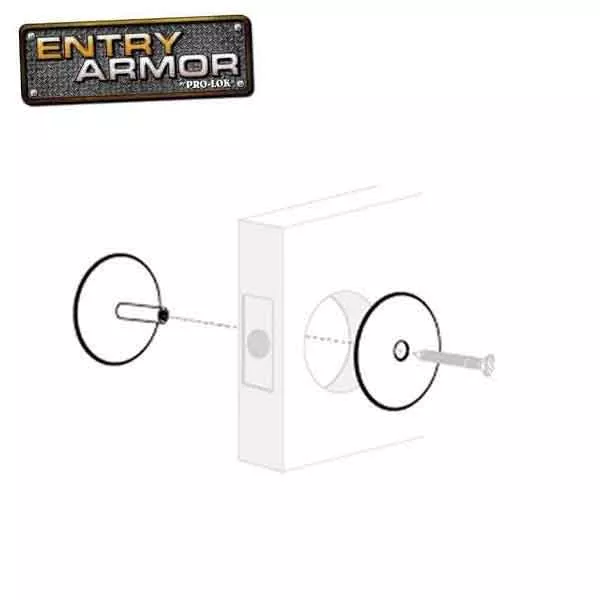 Entry Armor - EHC-100-C Hole Cover - 2-5/8″