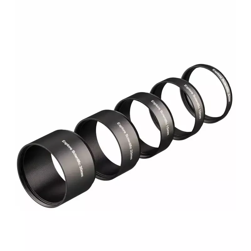 Extension Ring Set M48x0.75(30, 20, 15, 10 and 5 mm)