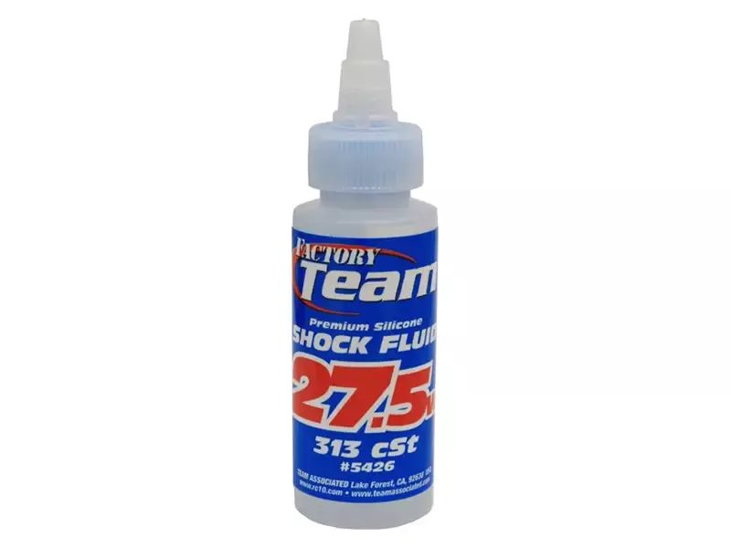 Factory Team Silicone Shock Fluid, 27.5Wt (313 cSt) 2oz