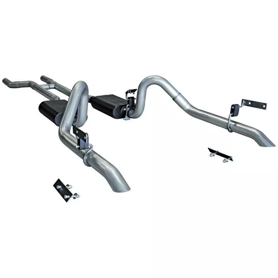 Flowmaster - 1967-1970 Ford Mustang with V8 engine, 2.5" pipes - Aggressive sound