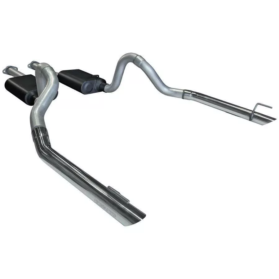 Flowmaster - 1998 Ford Mustang GT and Cobra with 4.6L engine. - Aggressive to moderate sound