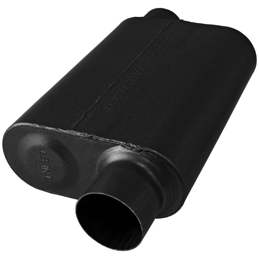 Flowmaster - 40 SeriesStainless Steel - 3.00 Offset In / 3.00 Offset Out - Aggressive Sound