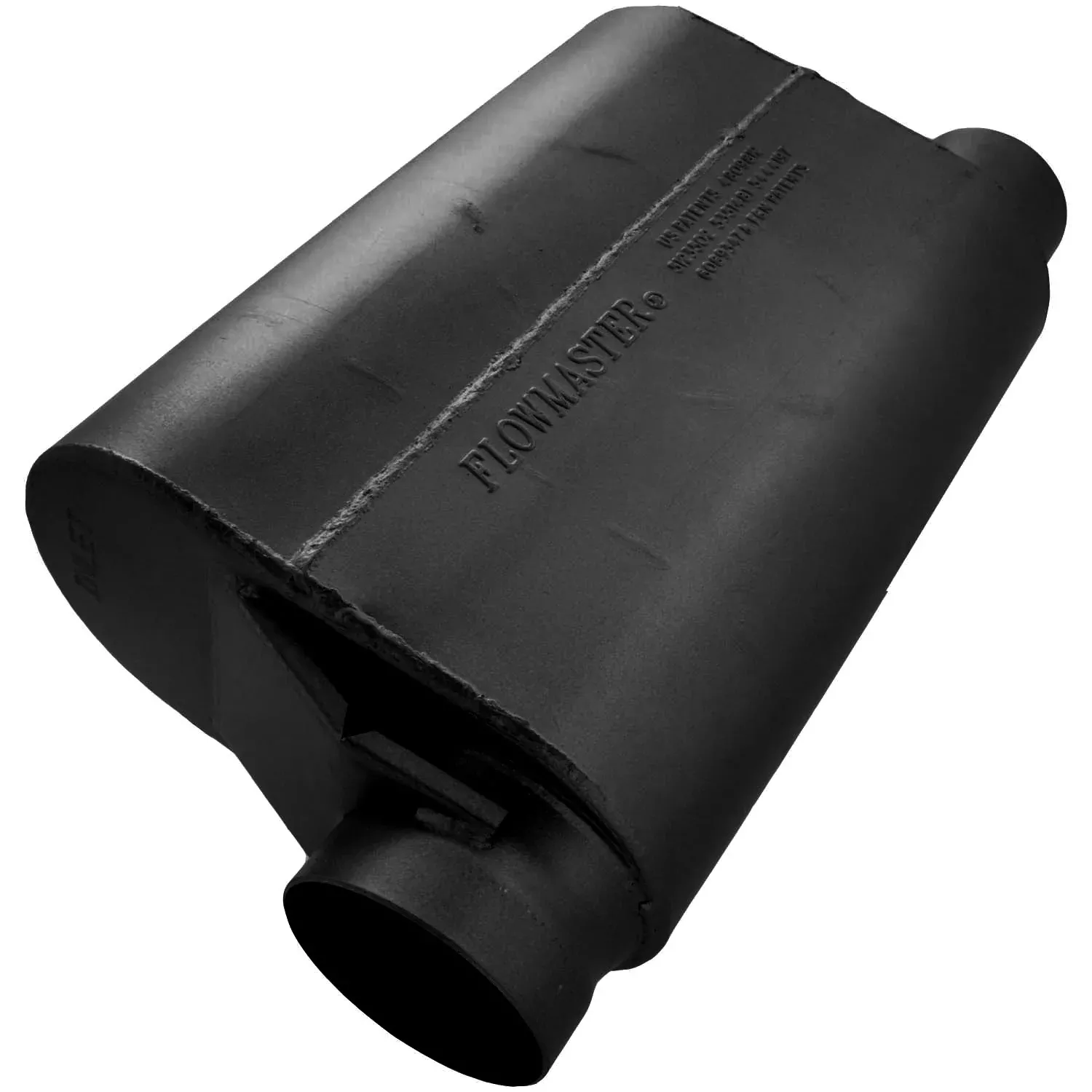 Flowmaster - Alcohol Race Muffler - 3.50 Offset In / 3.00 Same Side Out - Aggressive Sound