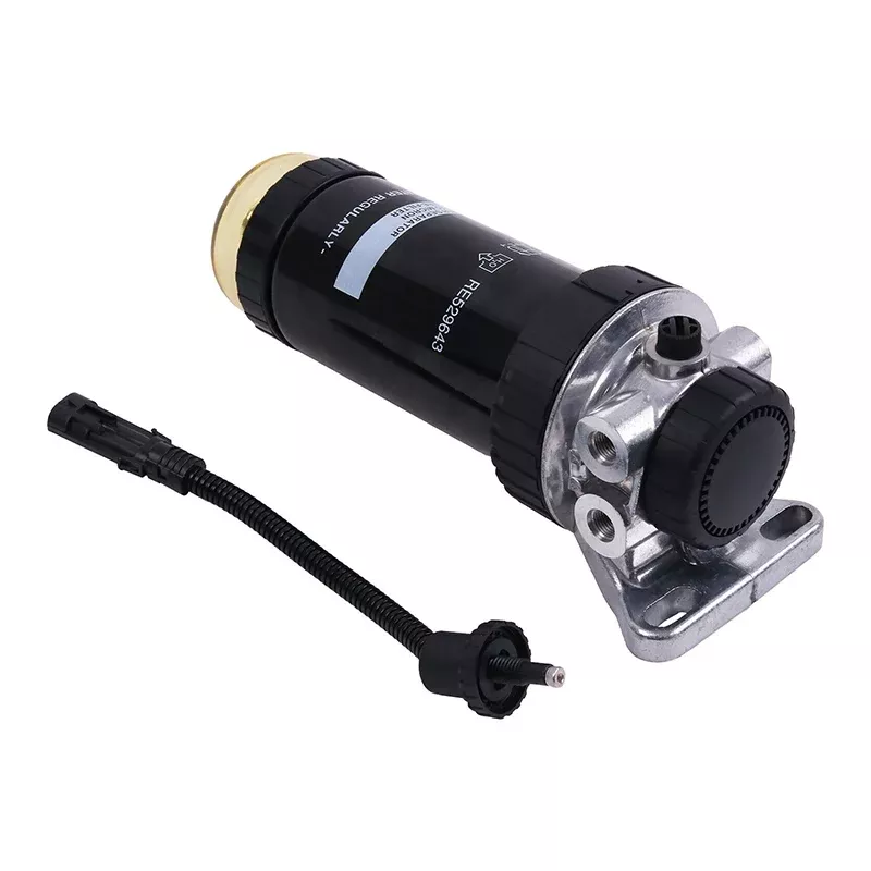 Fuel Filter Water Separator and Housing RE529643 for John Deere Engine 4045 6068 Tractor 2054 6930 7630 6100D
