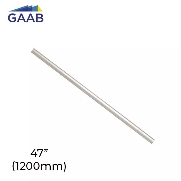 GAAB - T005-09 - Crossbar Tube - 47" (1200mm) - Satin Chrome (Tube Only)