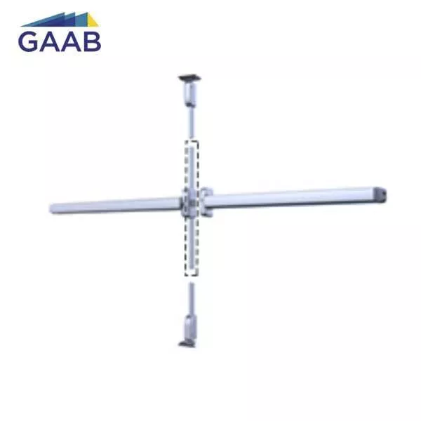 GAAB - T291-05- Vertical Rod - Suitable for T300 series and T290 series - Satin Chrome
