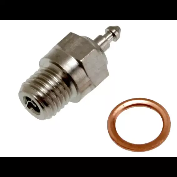 Glow Plug, Super-Duty (Long-Medium)/Gasket