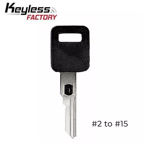 GM Single-Sided VATS Keys (2-15 VATS) (KeylessFactory)