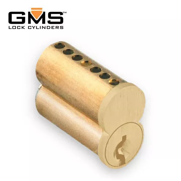GMS - SFIC- Small Format Interchangeable Core - 7 Pin - Uncombinated (No Pins) - Keyway (Best A to R) - Satin Chrome