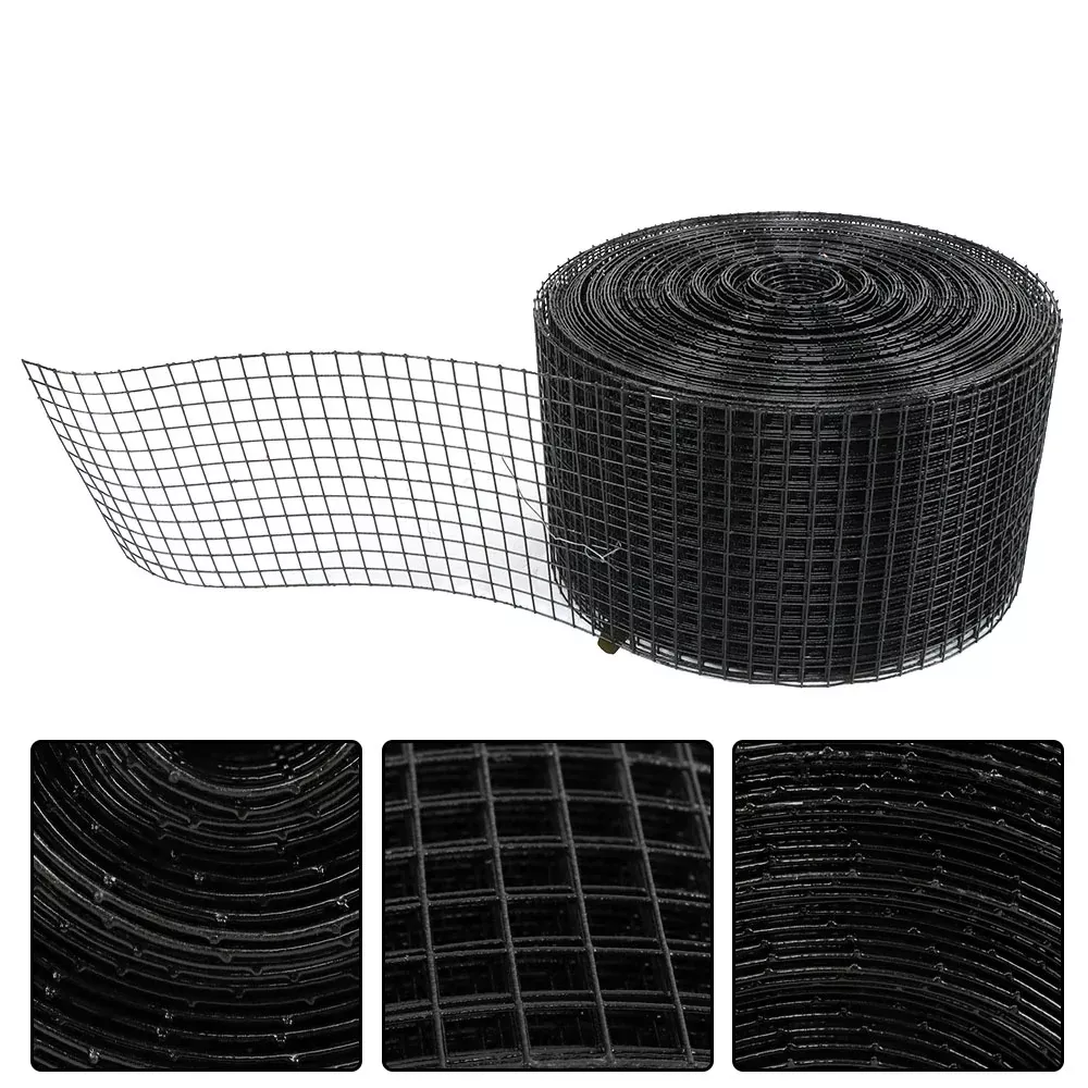 Hardware Cloth 6Inx98FT 1/2In PVC Vinyl Coated Chicken Rabbit Mesh Wire Fencing