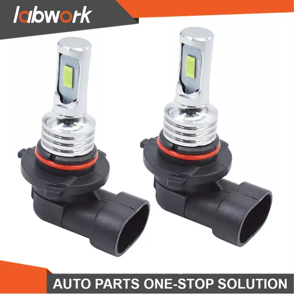 HB3 H10 HB4 4x Combo LED Headlight Bulbs Kit High&Low Beam 50W 8000K 9005 9006