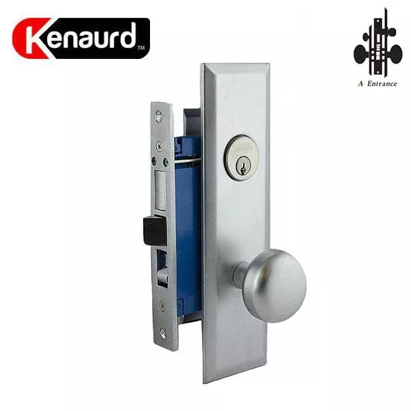 Heavy Duty Mortise Lockset - 2-3/4" Backset (Larger) - 26D- Satin Chrome - RH