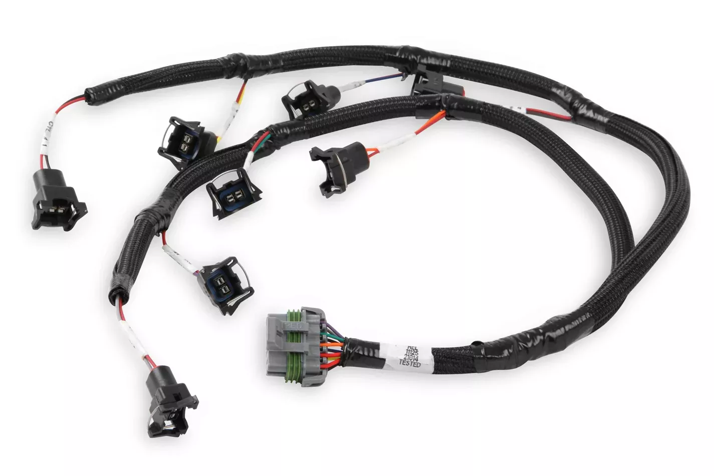 Holley EFI - Evenly spaced Ford V8 Injector Harness for Jetronic "Bosch EV1" style Injectors