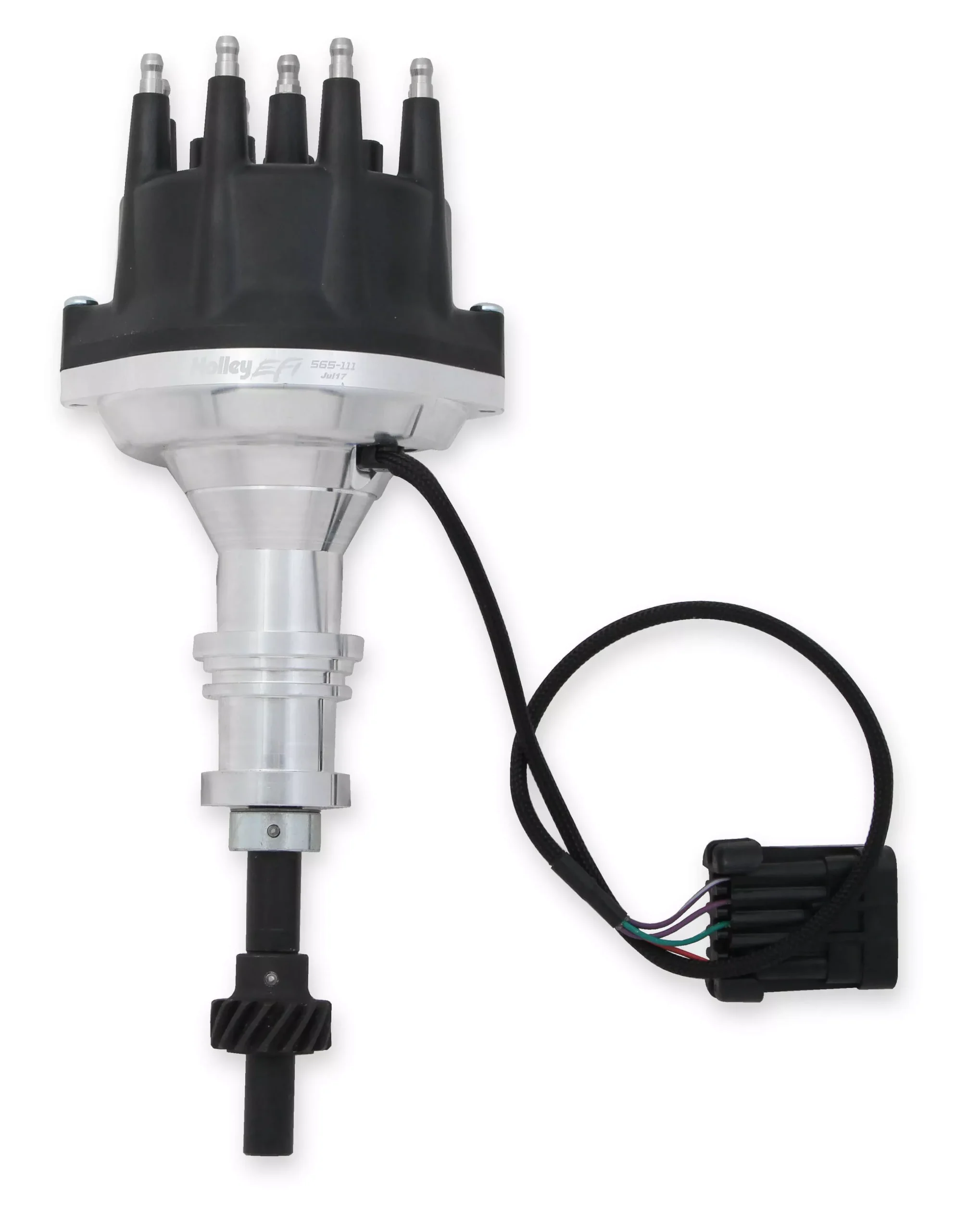 Holley EFI - Ford 351W Low Profile Dual Sync Distributor for Hi-Ram Intake Manifold
