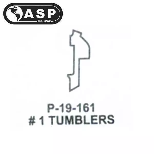 Honda / Acura / HO03 / High Security Tumbler #1 / Split/ P-19-161 (ASP) (25 Pack)