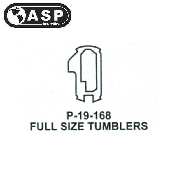 Honda / Acura / HO03 / High Security Tumbler #2 / Full / P-19-168 (ASP) (10 Pack)