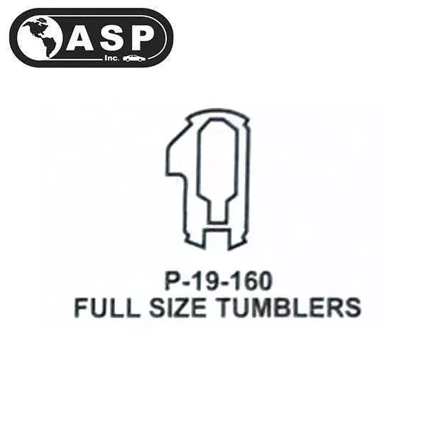 Honda / Acura / HO03 / High Security Tumbler #4 / Full / P-19-160 (ASP) (10 Pack)