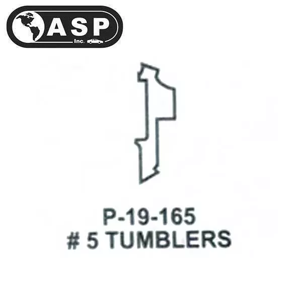 Honda / Acura / HO03 / High Security Tumbler #5 / Split/ P-19-165 (ASP) (25 Pack)