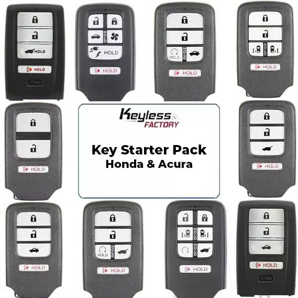 Honda / Acura Keys - Complete Starter Pack (AFTERMARKET)