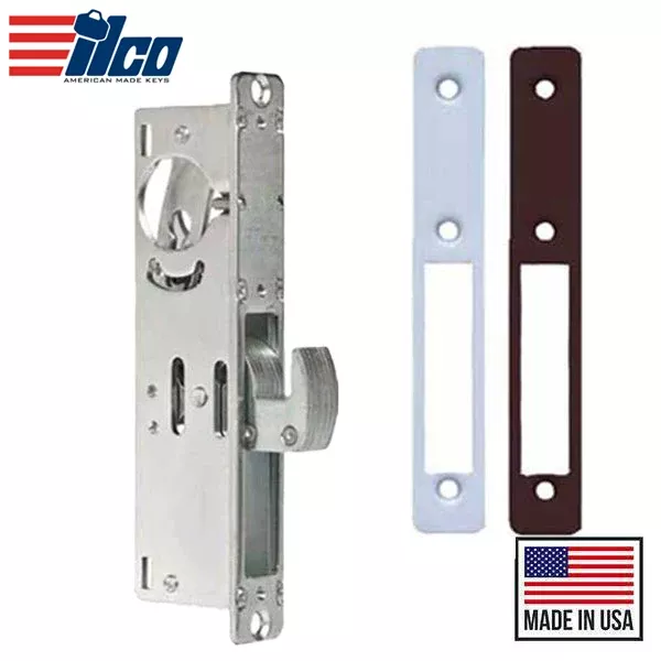 Ilco - Deadbolt Mortise Lock Body - Hookbolt - 31/32" Backset - 628/313 - Clear/Dark Bronze Faceplates - Grade 1