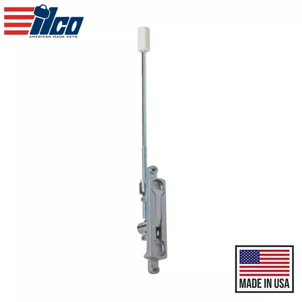 Ilco - Flush Bolt - 5/8" Throw - 1/8" Offset - 11" Rod - AL - Aluminum - Grade 1
