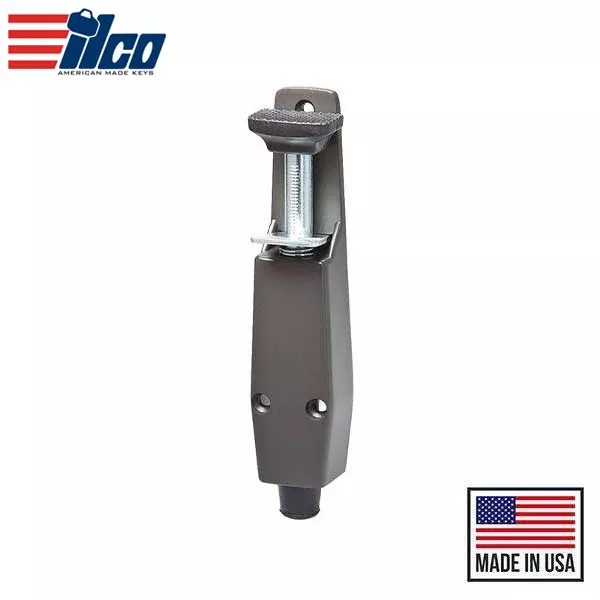 Ilco - PDDH - Push Down Door Stop - 7 3/4" - DU - Dark Bronze - Grade 1