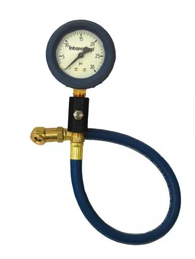 Intercomp - Deluxe Air Gauge 2.5in 0-30 Glow-in Dark