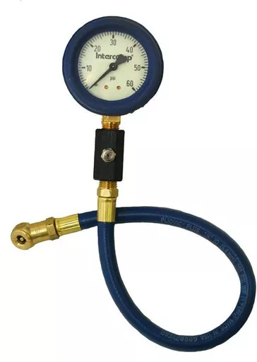 Intercomp - Deluxe Air Gauge 2.5in 0-60 Glow-in Dark