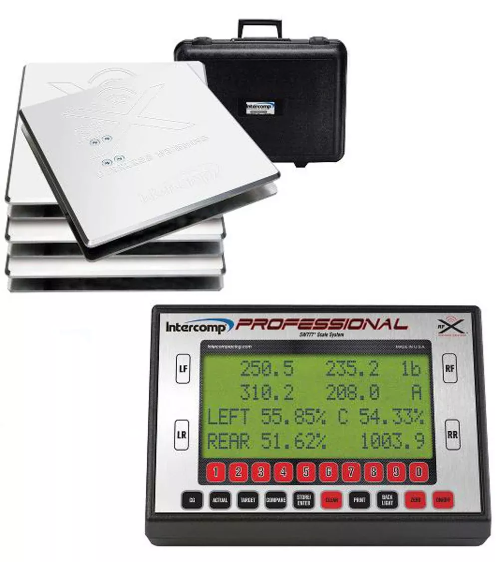 Intercomp - SW777 Pro Kart Scales Wireless - Bluetooth