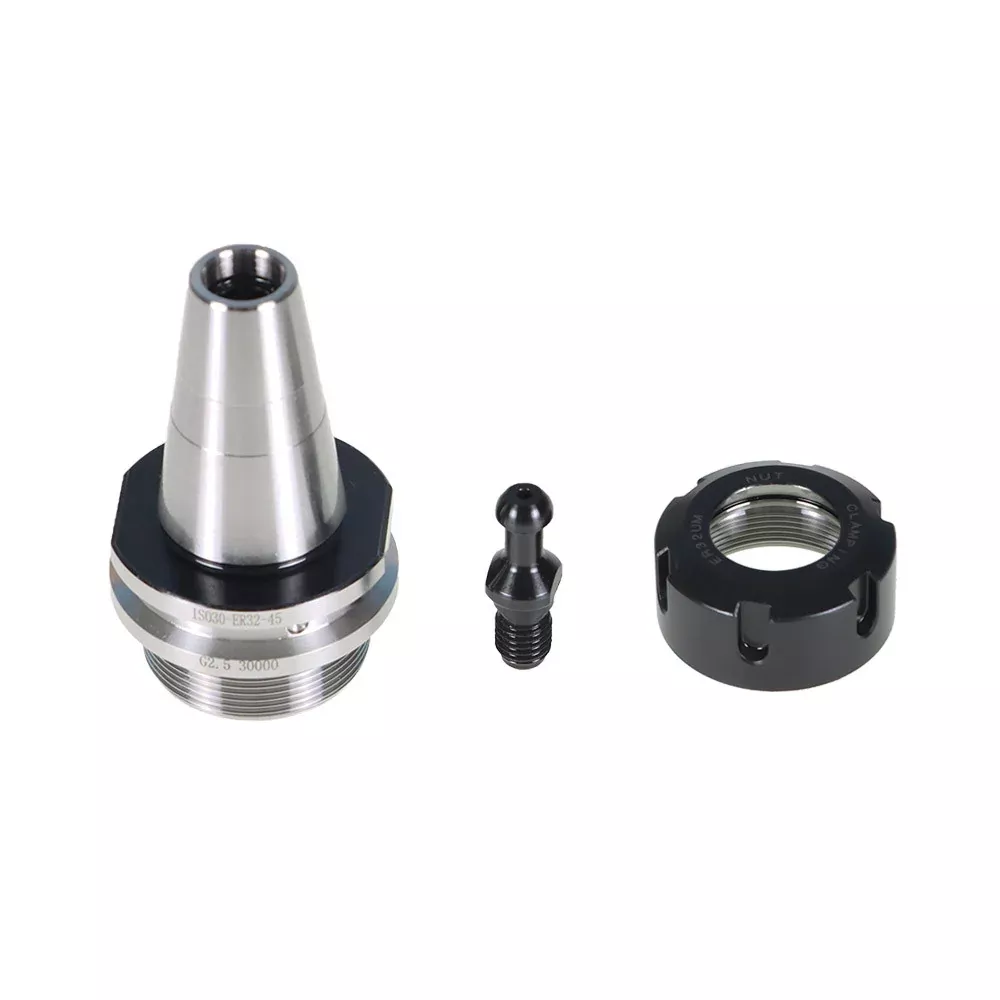ISO30 ER32-45L Balance Collet Chuck G2.5 30000RPM CNC Tool Holder Lathe