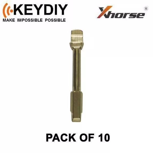 KEYDIY - FO21 - Flip Key Blade - #Y39 - Unmarked - For Xhorse / Keydiy Universal Remote Flip Keys - Pack of 10
