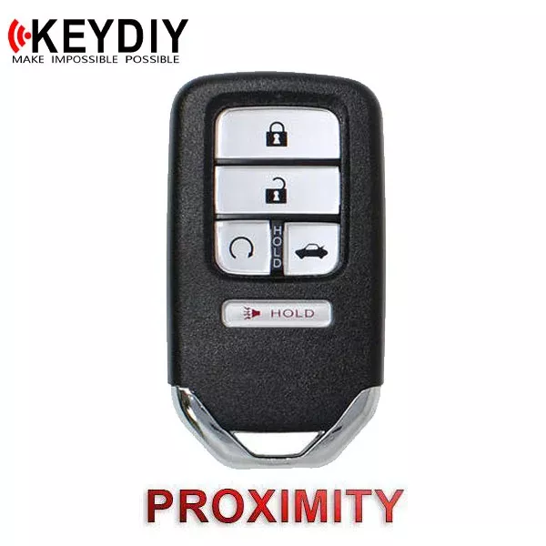 KEYDIY Honda Style 5-Button Universal Smart Key w/ Proximity Function (KD-ZB10-5)