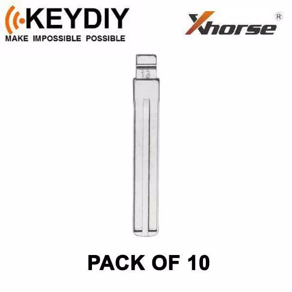 KEYDIY - LXP90 / TOY40 - Flip Key Blade - #13 - For Xhorse / Keydiy Universal Remote Flip Keys - Pack of 10