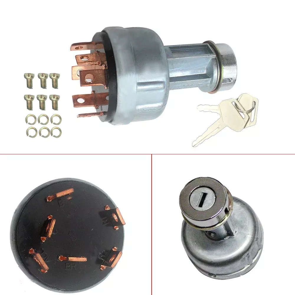 For Kubota Iseki Yanmar John Deere 650 750 850 Tractor Ignition Starter Switch