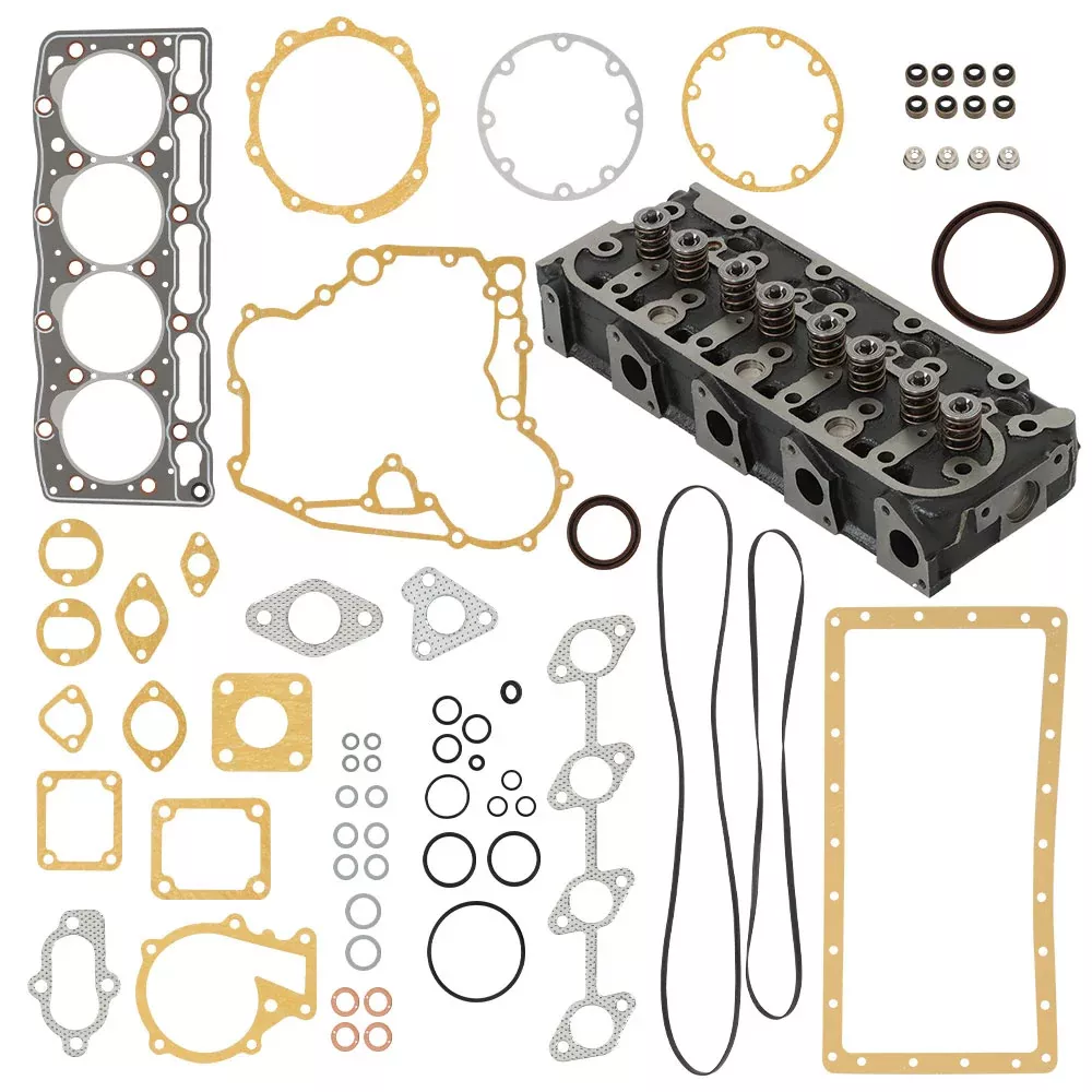 For Kubota V1505 V1505T V1505E Engine Complete Cylinder Head W/Full Gasket