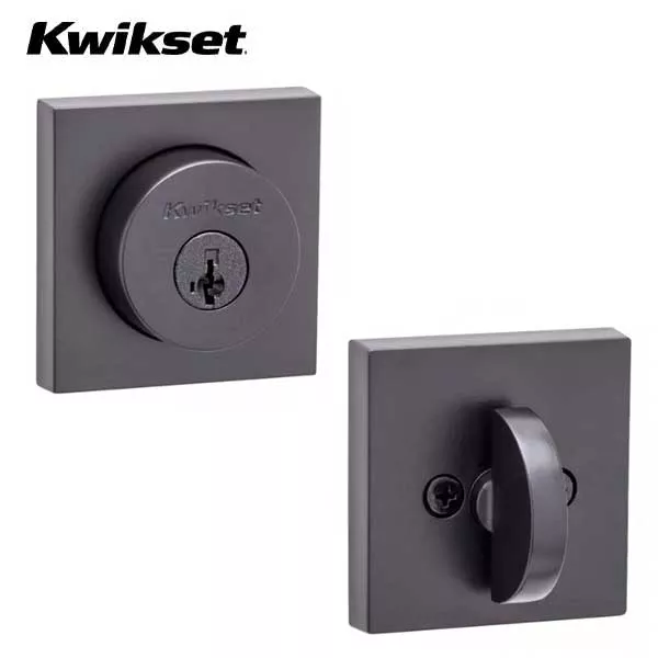 Kwikset - 158MIL - Milan Deadbolt - Single Cylinder - Optional Rose - Optional Finish - SmartKey Technology - Grade 2