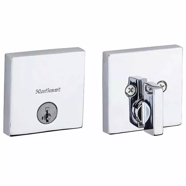 Kwikset - 258 - Downtown Deadbolt - Single Cylinder - Optional Rose - Optional Finish - SmartKey Technology - Grade 1